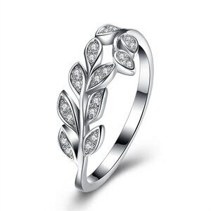 Vine Shape Sterling Silver Ring